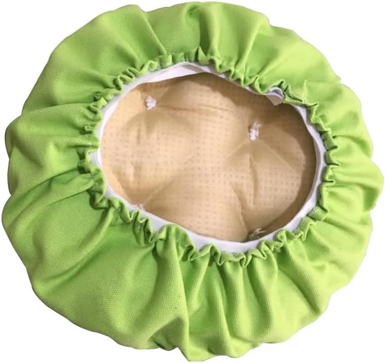 Round Stool Cushion, Padded Bar Stool Seat Cover with Anti-Slip Bottom and Elastic Bands for Wooden and Metal Chairs, Thickened Design for Comfort and Support