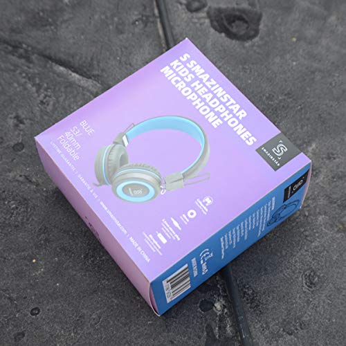 Fones de ouvido infantis S SMAZINSTAR para crianças escolares - estéreo sem emaranhamento com conect