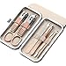 Produktbild nagelfeile nagelknipser für Nagelknipser Set schräges Haushalts Pediküre Messer Nagelfeile Maniküre Werkzeug-Roségold 7-teiliges Set