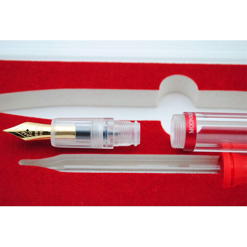 VIDOO Fontana Penna Occhio Dropper Grande capacità Inchiostro Contagocce Riempimento Penne Penna con Scatola Regalo per Gli Amici degli Studenti Famiglia - EF 0.38Mm