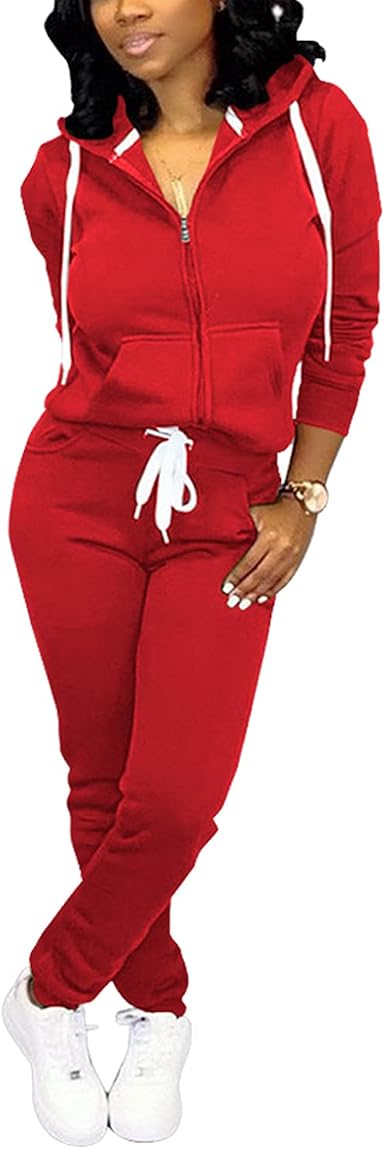Amazon.com: Nimsruc Conjunto deportivo de 2 piezas para mujer, de manga  larga, casual, conjunto de pantalones deportivos : Deportes y Actividades  al Aire Libre