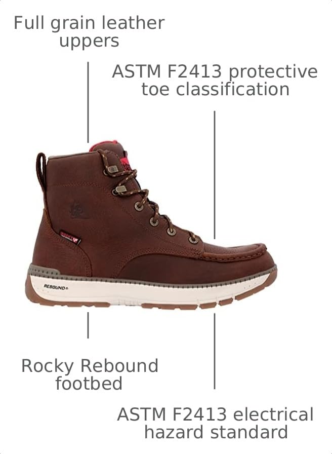 Image of ROCKY Rebound Wedge Waterproof Composite Toe Work Boot