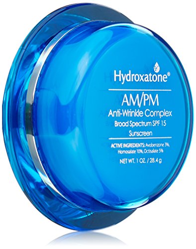 Hydroxatone AM/PM Anti Wrinkle Complex Face Cream with | Daily Facial Moisturizer for Neck & Face | Hyaluronic Acid Helps Reduce Fine Lines and Anti Aging, 1 Fl Oz