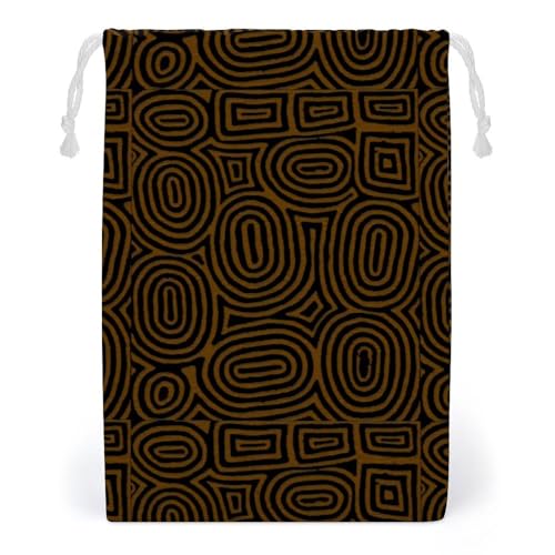 Autism Awareness Watercolor Splatter Portable Large Capacity Canvas Drawstring Storage Bag