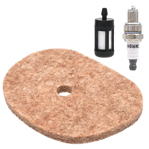 Bynor 4144 124 2800 Filter for STIHL FS56RC FS 56 RC FS40C FS 56RC FS56 FS70 KM56RC FS40 KM56 FC56C FC70 FC56 FS50C FS70RC FS50 FS56C Trimmer Parts Replace 4144-124-2800 with Spark Plug & Fuel Filter