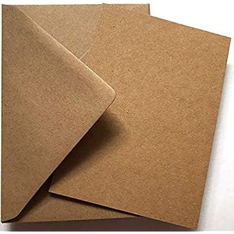 C5/A5 Recycled Kraft Card & Envelopes x 25 Pack Cover