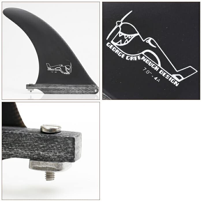 Amazon | ロングボード用センターフィン TRUE AMES GREENOUGH 4A 7