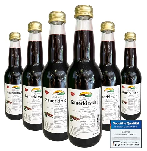 BLEICHHOF Sauerkirschsaft - Direktsaft vegan (6x0 3l)