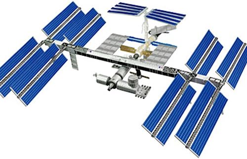 4D Vision International Space Station with Space Shuttle, 60-Piece, 1/450 Scale