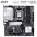 MSI PRO B850M-A WiFi Motherboard, mATX - Supports AMD Ryzen 9000/8000 / 7000 Processors, AM5 - DDR5 Memory Boost (8200+ MT/s OC), PCIe 5.0 x16 & 4.0 x4, M.2 Gen5, Wi-Fi 7, 5G LAN