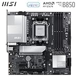 MSI PRO B850M-A WiFi Motherboard, mATX - Supports AMD Ryzen 9000/8000 / 7000 Processors, AM5 - DDR5 Memory Boost (8200+ MT/s OC), PCIe 5.0 x16 & 4.0 x4, M.2 Gen5, Wi-Fi 7, 5G LAN - Image 2