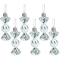 Blulu 103 stuks kunststof kerstballen, decoratieset met decoratief ledlicht, kerstboomversiering, kunststof decoratie om op te hangen, zilverkleurig en blauw, voor het kerstfeest Blulu 103 stuks kunststof kerstballen, decoratieset met decoratief ledlicht, kerstboomversiering, kunststof decoratie om op te hangen, zilverkleurig en blauw, voor het kerstfeest