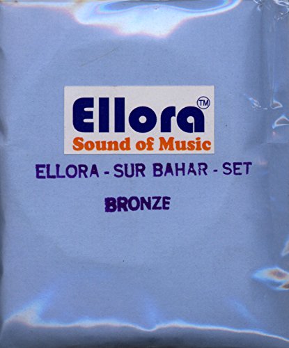 Vadyam - Surbahar Jeu complet de cordes Ellora Roselu Bronze Qualité professionnelle