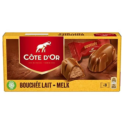 C?te d'Or Bouchée mjölk 200 g, 12-pack (12 x 200 g)
