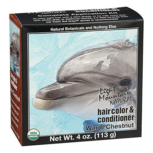 LIGHT MOUNTAIN Natural Hair Color 3 Piece -warm Chestnut, 12 Ounce (187011)