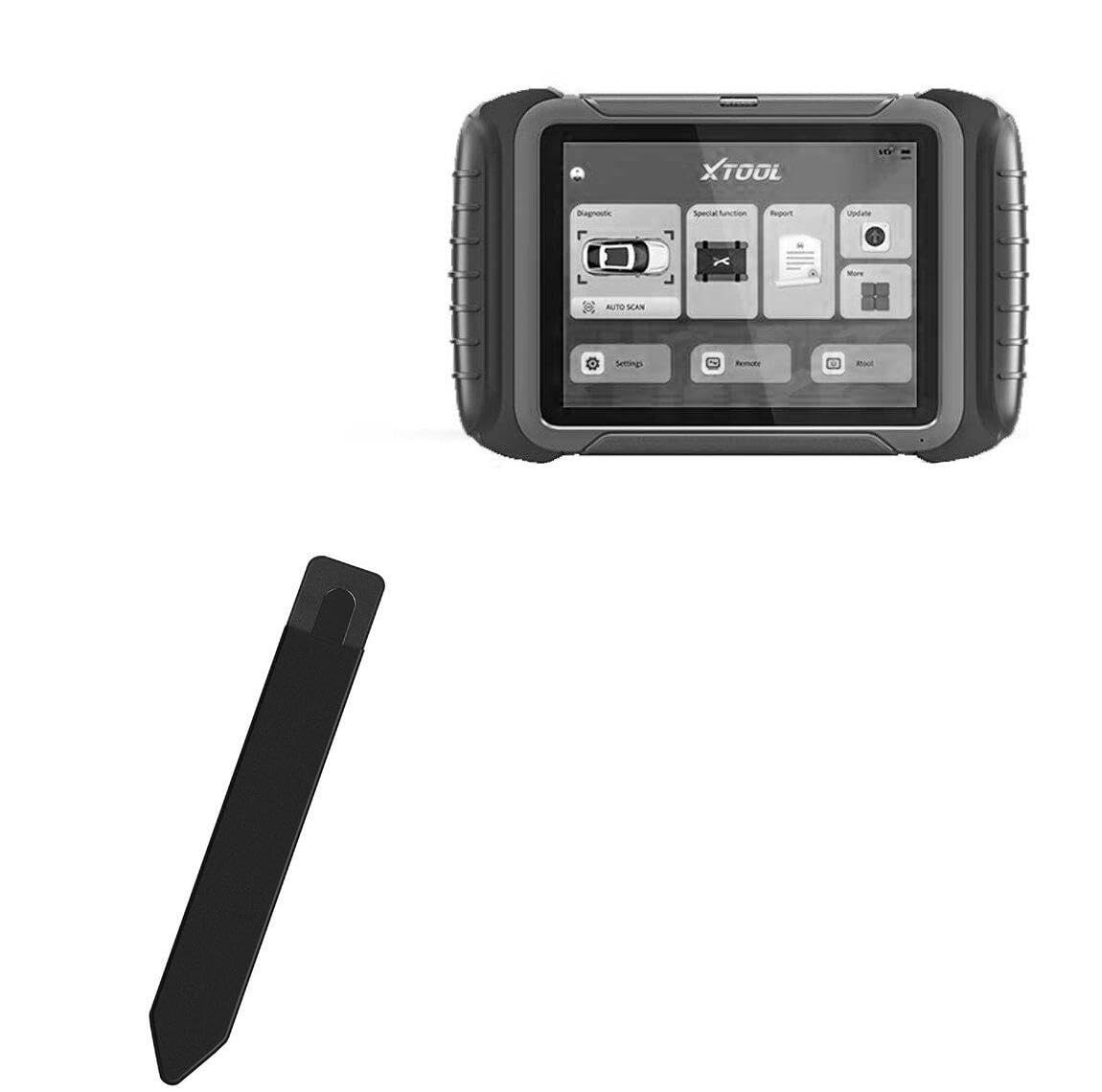 BoxWave Stylus Pouch Compatible with XTool XT80W (8 in) - Stylus PortaPouch, Stylus Holder Carrier Portable Self-Adhesive - Jet Black