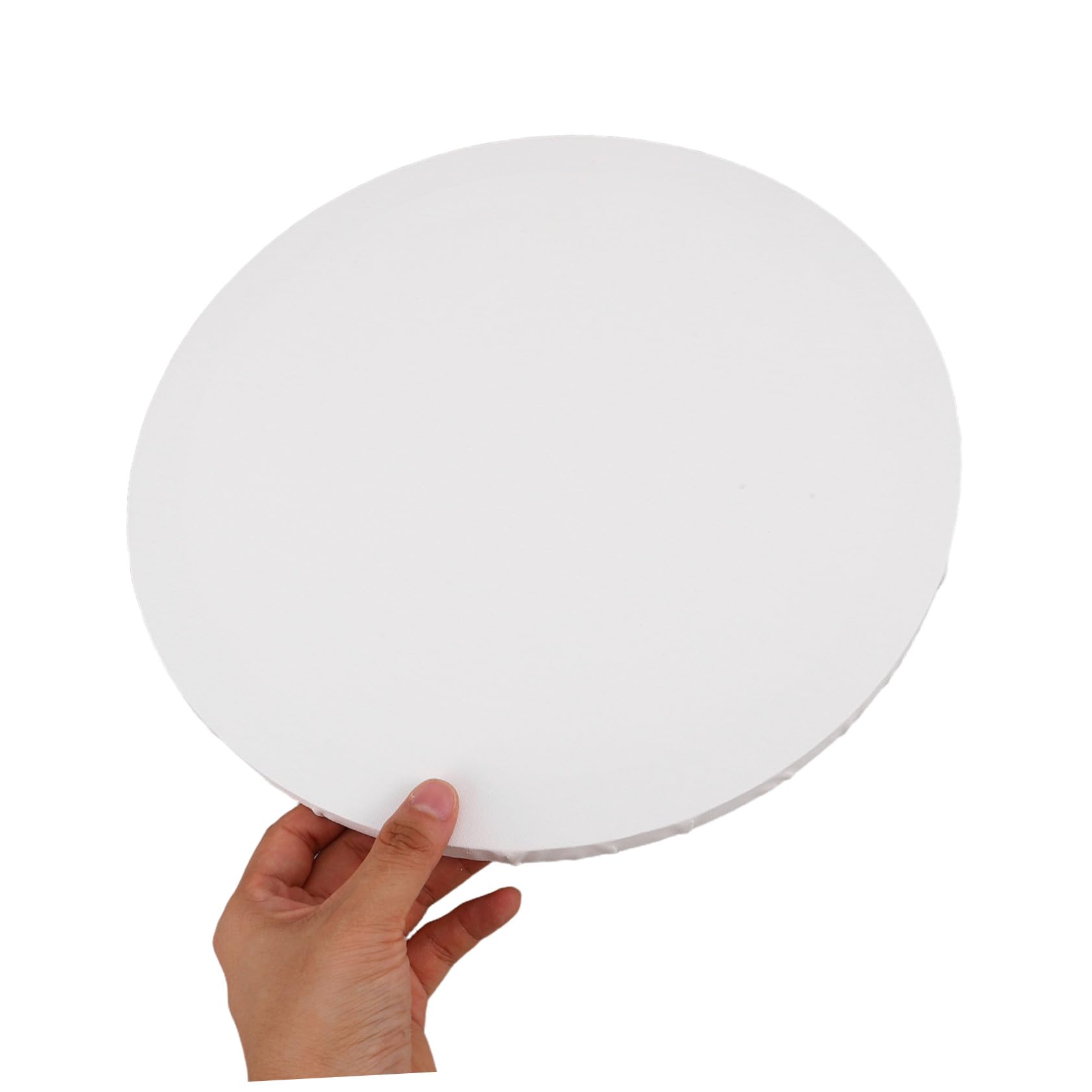 SHINEOFI 3 Pièces Lot de Toiles Ronds Coton Vierges pour Artistes Toiles à Dessin Quot Quot Adaptées aux Peintures à Huile et Techniques Mixtes