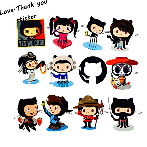 GADGETS WRAP New 25Pcs/Lot GitHub Stickers Skateboard Decal Travel Decal for Suitcase Car Laptop Motos Anime Kids Sticker
