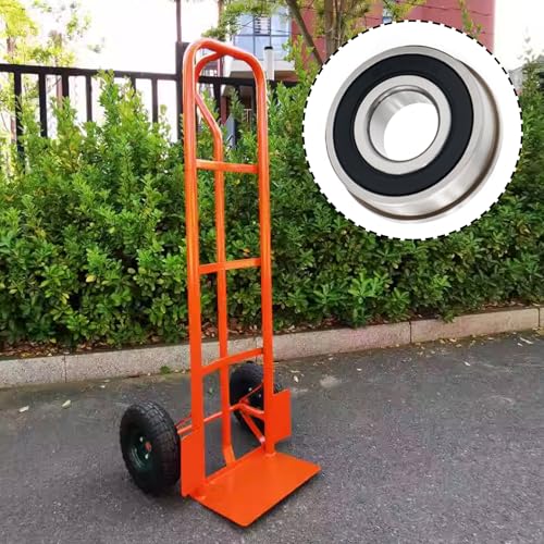 COZERI 4PCS 20x35x11mm Kugellager Sackkarre Schubkarren Lager F6003-20-2RS Flanschkugellager, Hochwertige Kugellager für Schubkarren, Gartenwagen, Maschinen, Transportfahrzeuge und Industrieanlagen