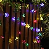 InnooTech Outdoor Solar String Lights 50 Led Fairy Decorative Flower for Christmas,Wedding Indoor Party Patio,Garden