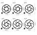 ZOCKZ Bicycle Chainring 30T 32T 34T 36T 38T 40T MTB Chainwheel Offset 1/3/6mm Narrow Wide Chainring MTB GXP Sprockets for GXP XX1 X9 XO X01 NX XX GX Direct Mount Crankset (40T,Offset 6mm)