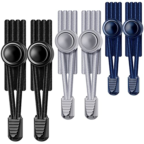 Image of UpUGo Elastic Shoe Laces, No Tie Shoe Laces Tieless for Kids, Adults, Elderly, One Size Fit All