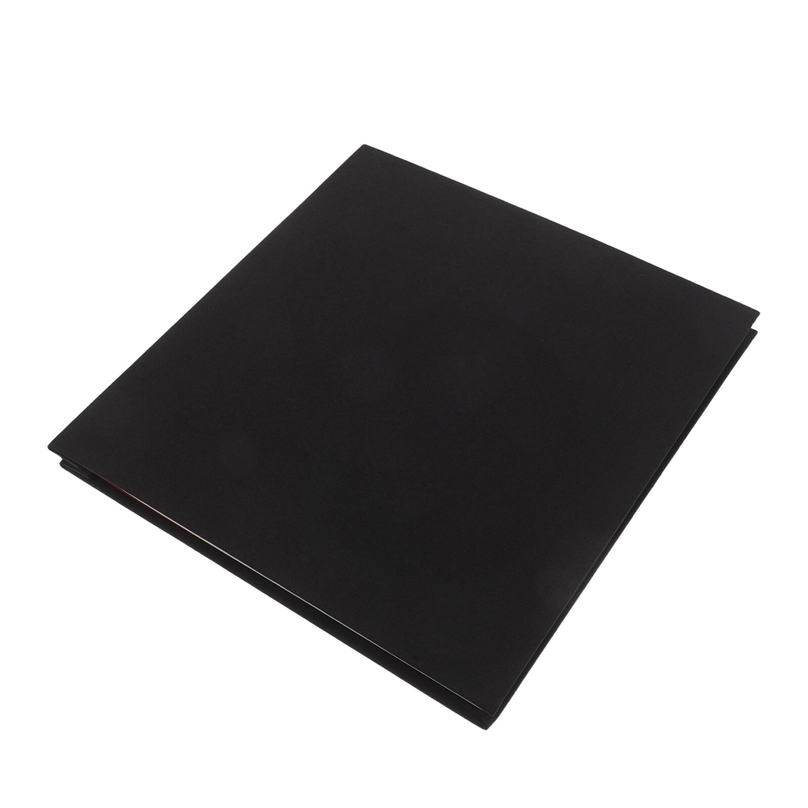 Álbum de Fotos Autoadhesivo 40 Páginas 16 Pulgadas con Cubierta de Lino Negra y Hojas para Scrapbooking DIY Familiar Bodas Viajes