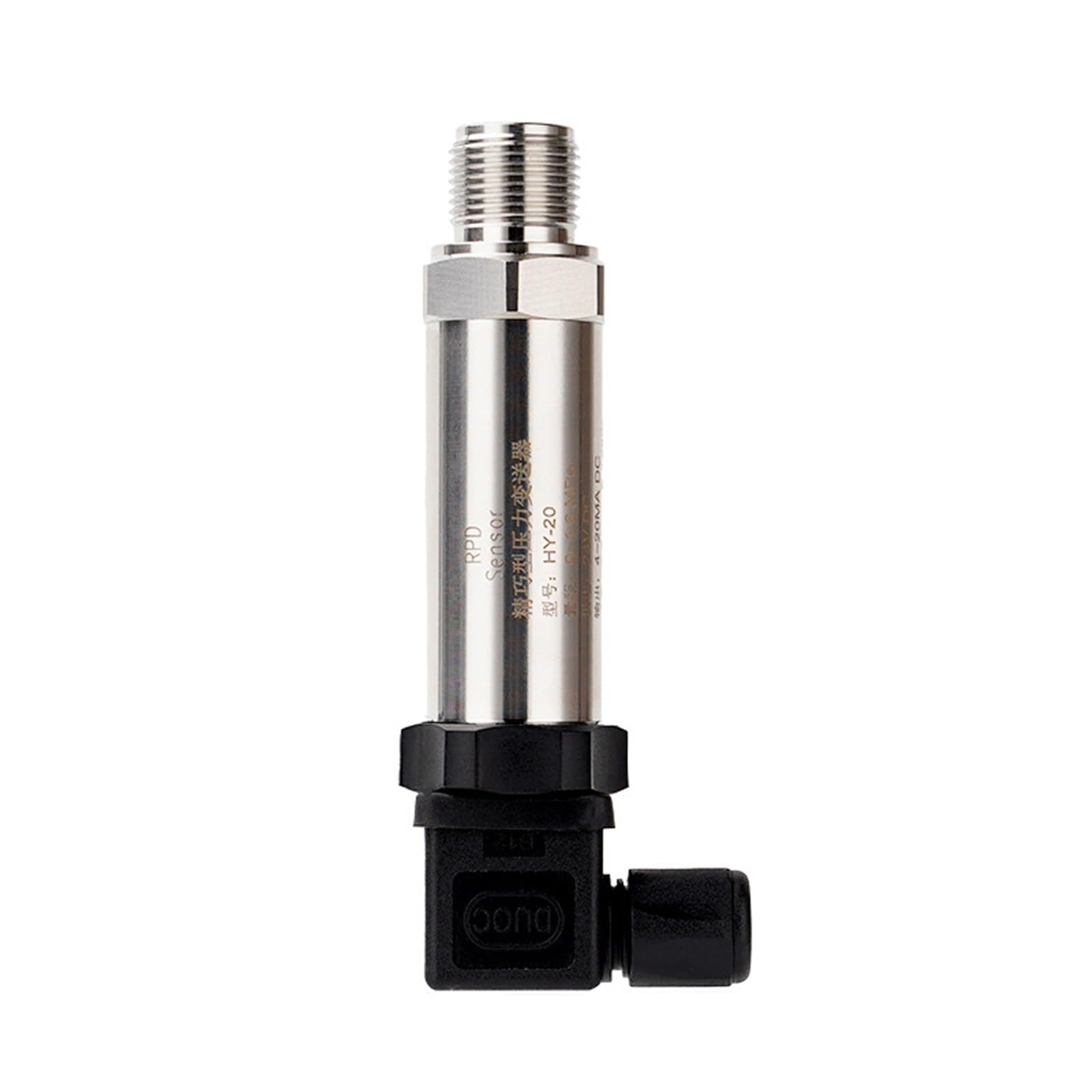 Amrttwy 0-0.1Mpa Pressure Transmitter, Pressure Transmitters Transmitter Water Oil Gas Sensor Transducer(0-0.1Mpa)