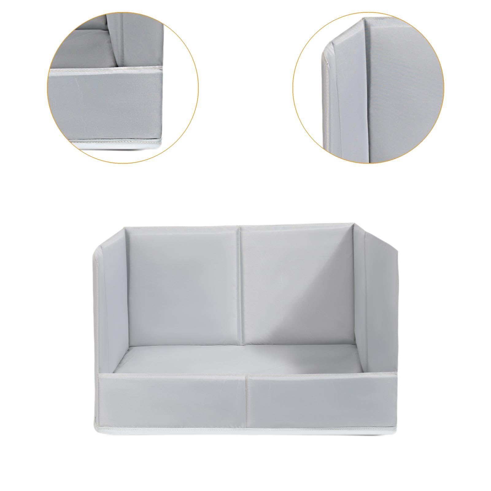 Toilette Pieghevole per Cani con Bordi Alti, Ideale per Cuccioli E Gatti (Adatta Anche per Uso Interno), L 113cmx85cmx41cm