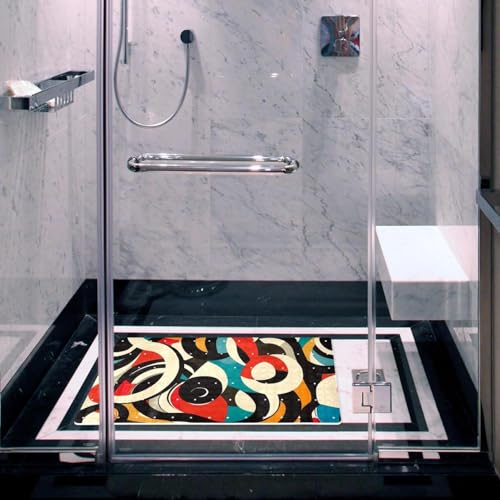 Tapete de baño de secado rápido y gran absorción con gráficos de alta calidad 7