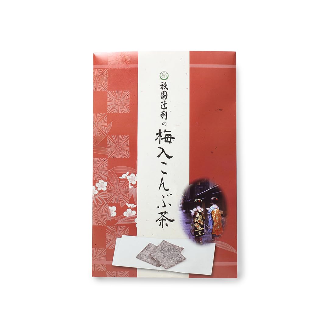 Amazon.co.jp: 祇園辻利 角切り梅昆布茶 48g 昆布茶 昆布 梅
