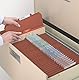 Smead Aktenordner aus 100% recyceltem Presskarton, 1 Trennwand, 5,1 cm Erweiterung Legal rot