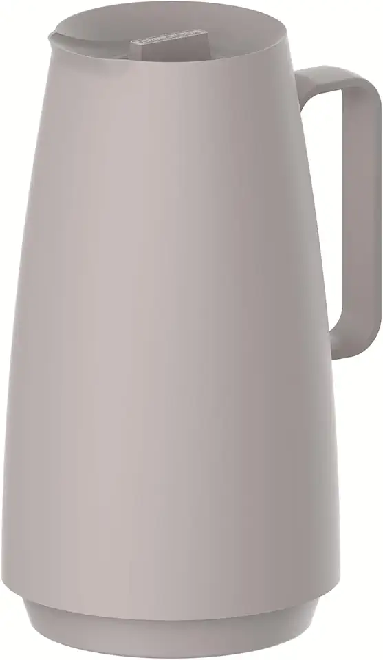 Bule Térmico Tramontina Exata em Plástico Bege com Ampola de Vidro 500 ml