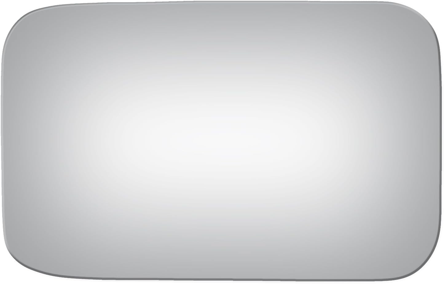 Burco 2224 Flat Driver or Passenger Side Manual Replacement Mirror Glass (Mount Not Included) for Ford Bronco E-150 E-250 E-350 Super Duty Econoline F-150 F-250 F-350 - CHECK FITMENT IN DESCRIPTION