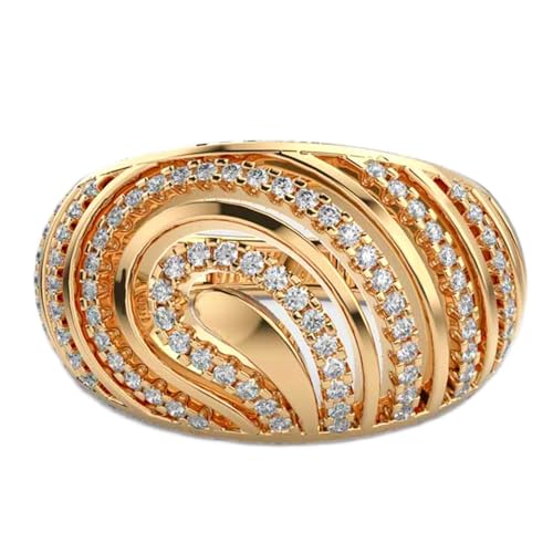 Bague cocktail moissanite Willow argent 925 brillance maximale