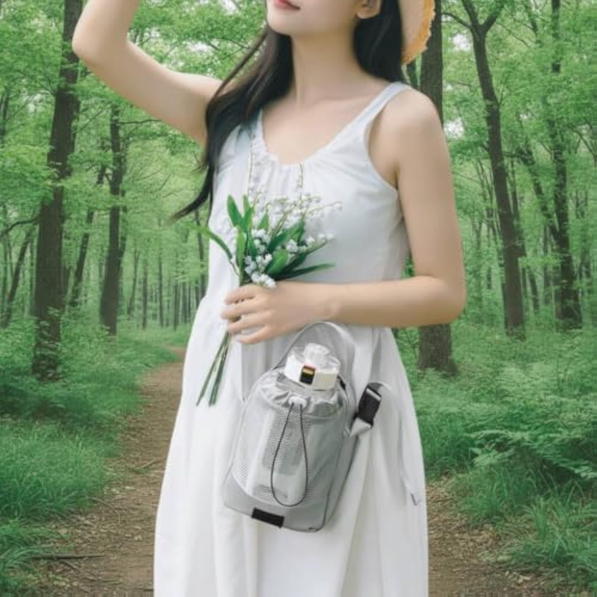 Waterproof Water Bottle Carrier Bag, Adjustable