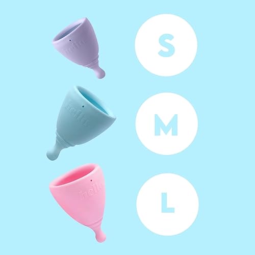 Miniatura 6 de Hello Period Menstrual Cup  Award Winning Reusable Period Cup  Soft Flexible Alternative to Pads & Tampons  Sustainable Feminine Hygiene  Leak Proof