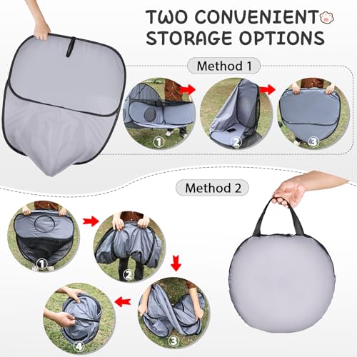 Image of TailTastic Cat Playpen,3-in-1 Surround Tunnel for Indoor & Outdoor Use
