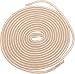 Shoeslulu 28" Premium Oxford Desert Boot Dress Round Waxed Canvas Shoe Laces (28 in. (72 cm), Warm Oatmeal)