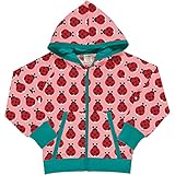 Maxomorra Mädchen Kapuzenjacke mit Marienkäfer Cardigan Hood Lady Bug (122-128)
