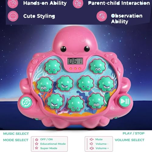 Jeu batteur pieuvre coordination œil main pour stimuler la concentration enfant