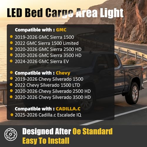 2 Piezas Luz LED para Cajón de Camión 2019-2026 miniatura 2