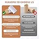 powerking Moxa Sticks, 54 Rolls Beifuß Rolls Reine Moxa Rolls für Milde Moxibustion Health Care Muskelschmerzen Lindern Körpermassage