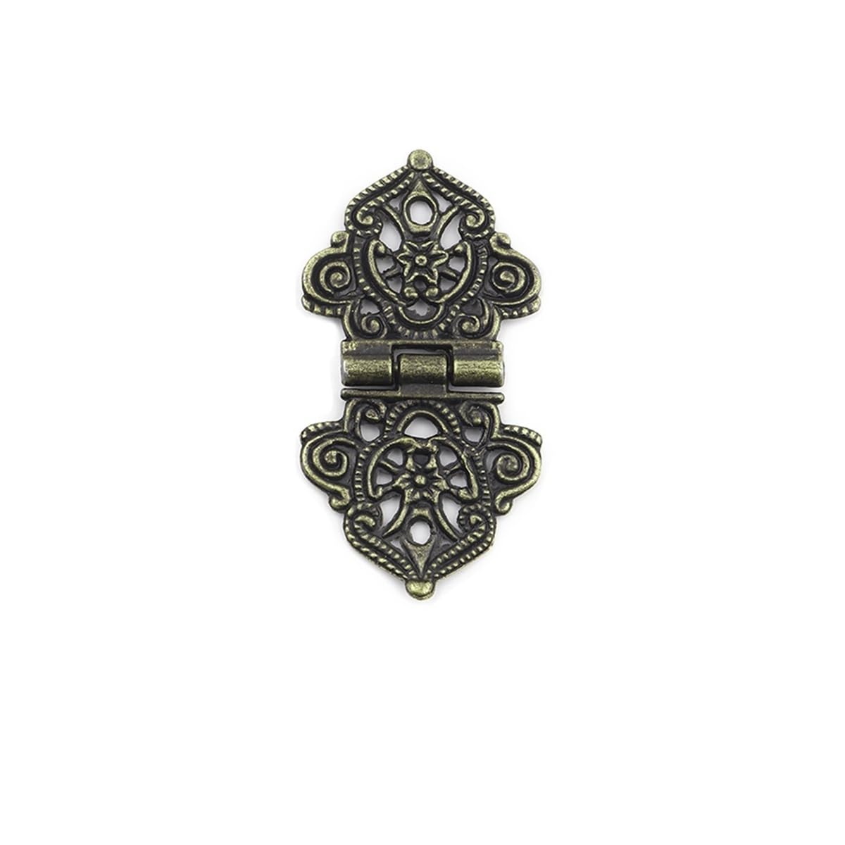 Charnières en dentelle bronze antique pour réparer un coffret