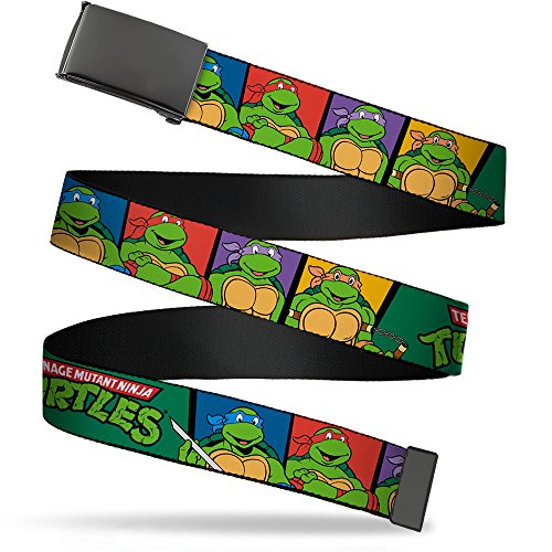 Buckle-Down unisex-child Web Belt Ninja Turtles 1.0