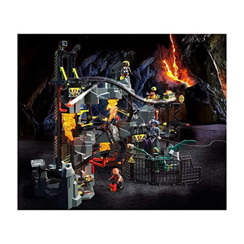 PLAYMOBIL Dino Rise 70925 Dino Mine, Minenbahn mit Fahrzeugen und Fallen, Spielzeug für Kinder ab 5 Jahren – Bild 3