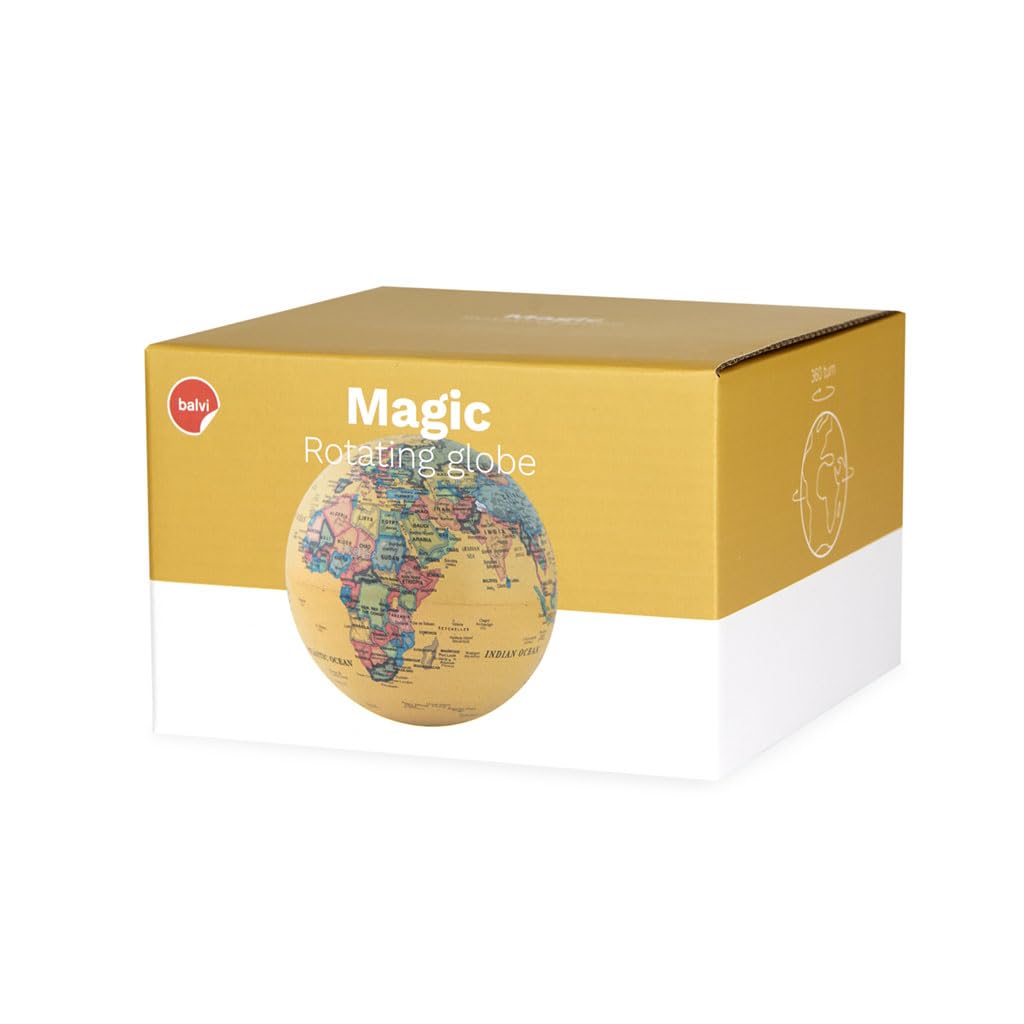 Balvi Globo terráqueo Magic Gira 360º Plástico PS 14cm