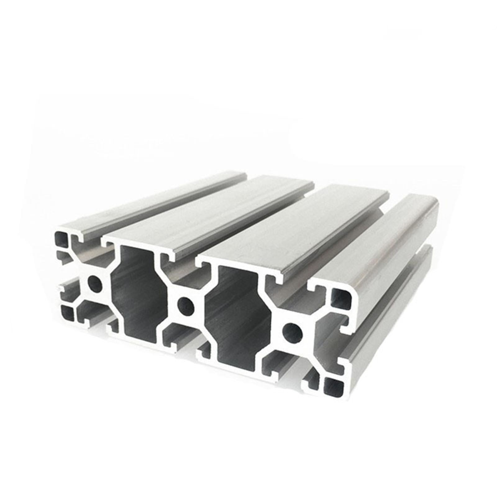 GTPBAO Perfil de aluminio con ranura en T 40120, estándar europeo, 40 x 120 mm, marco de extrusión for máquinas de grabado y vallas industriales. Carril extruido(Negro,150mm 5.91")