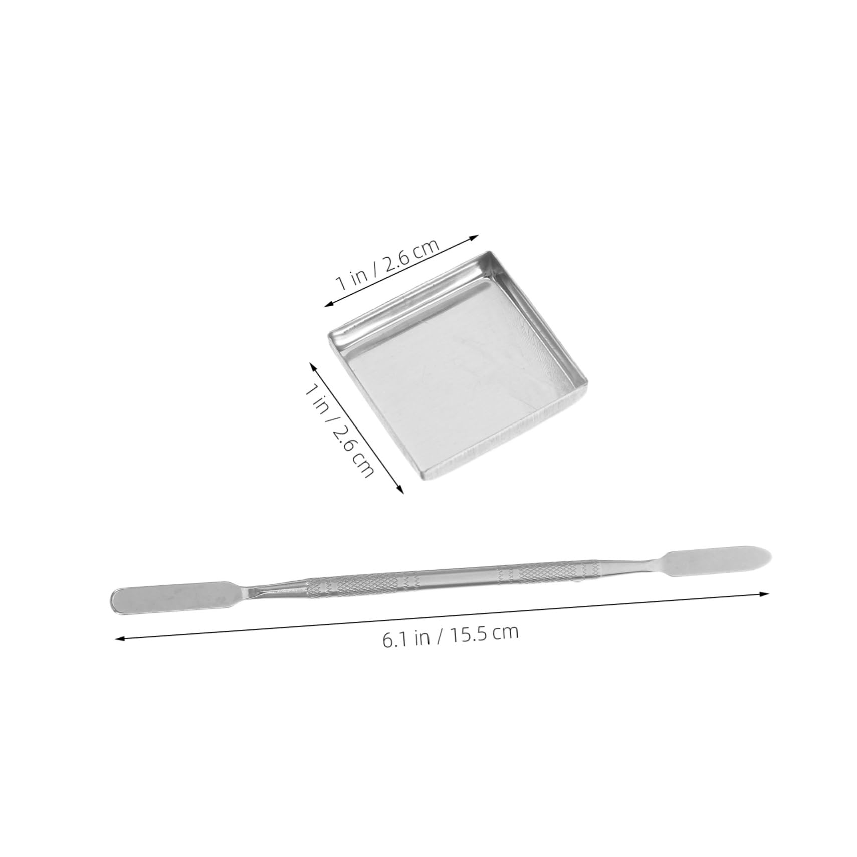 FOMIYES Empty Makeup Palette Pans 31pcs Iron Eyeshadow Blush Pans with Mixing Spatula Perfect for Diy Organization