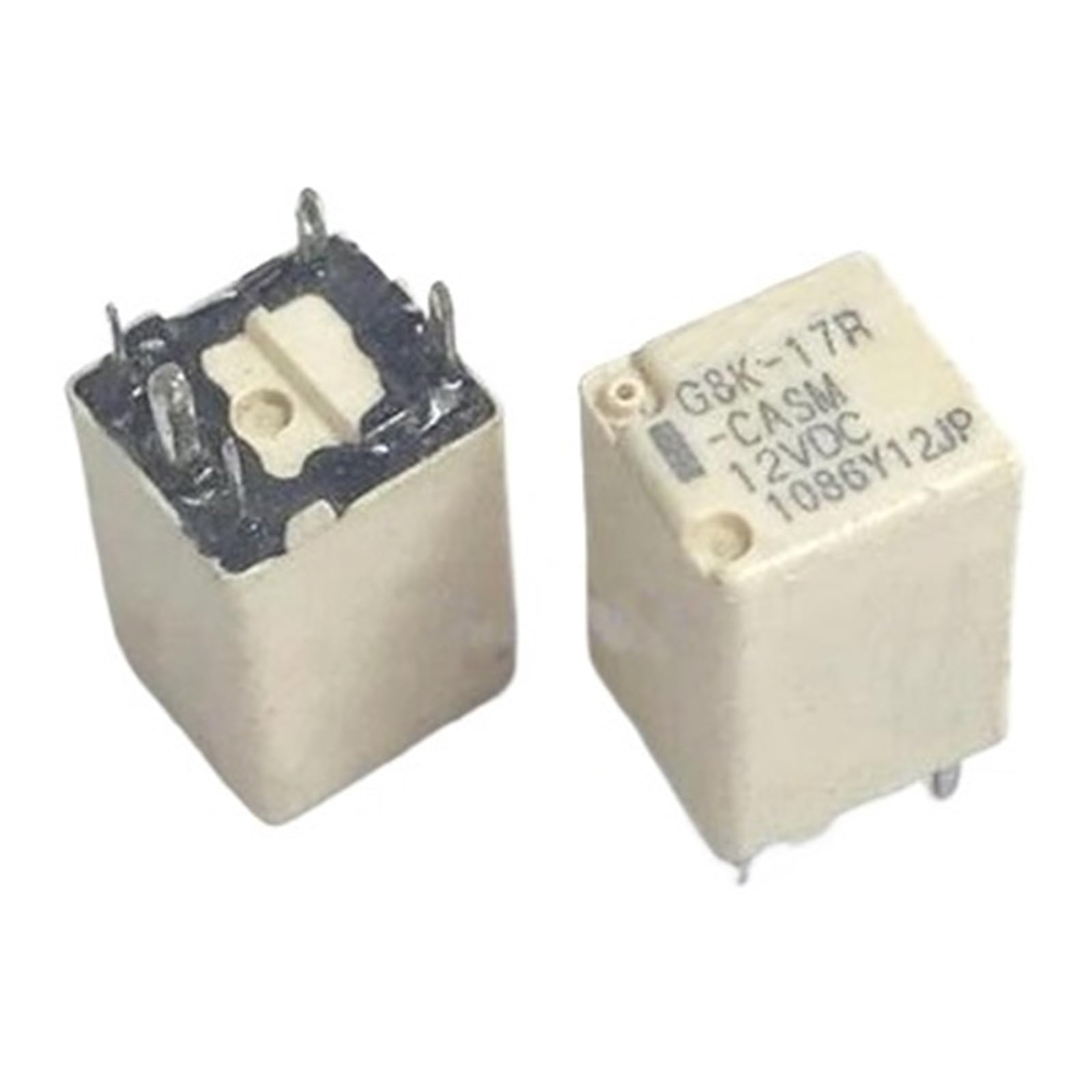 Relé de 12 V CC G8K-17R-CASM con cinco terminales para cajas de fusibles